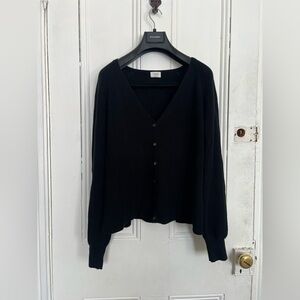 Aritzia Wilfred Cotton Wool Cardigsn